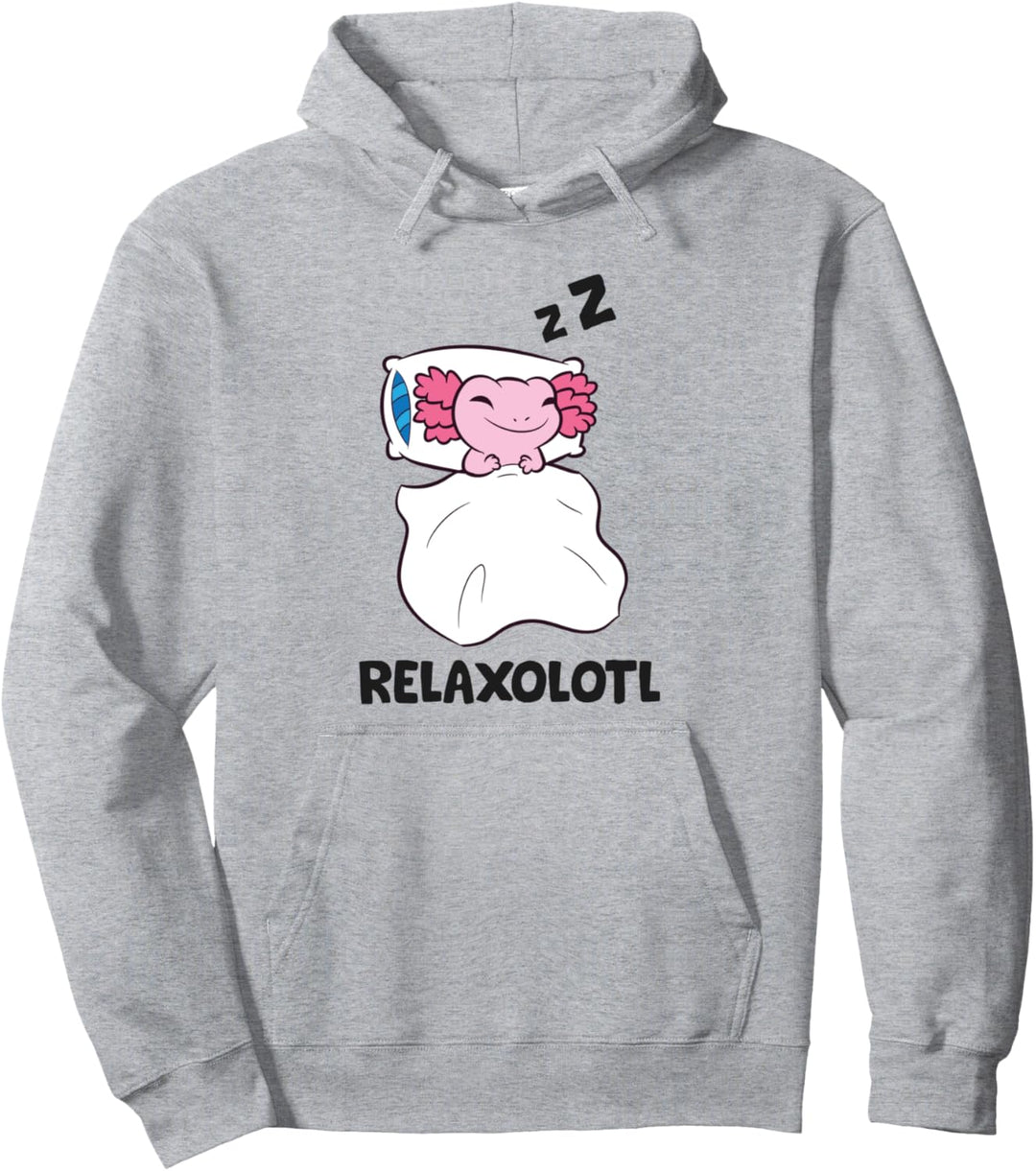Relaxolotl Müde Axolotl Schlafen Axolotl Pullover Hoodie