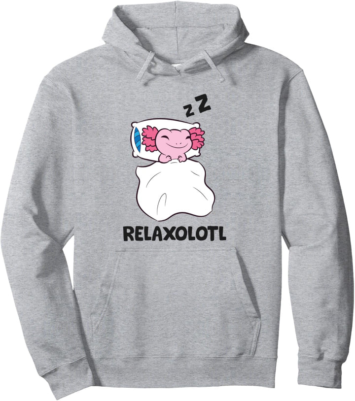 Relaxolotl Müde Axolotl Schlafen Axolotl Pullover Hoodie