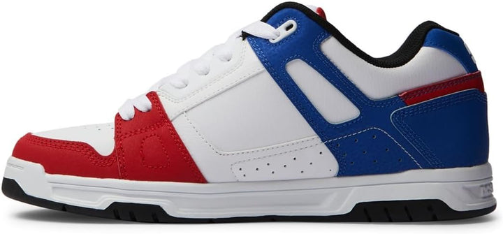 DC Shoes Herren StagSneaker 44 EU Red White Blue, 44 EU Red White Blue