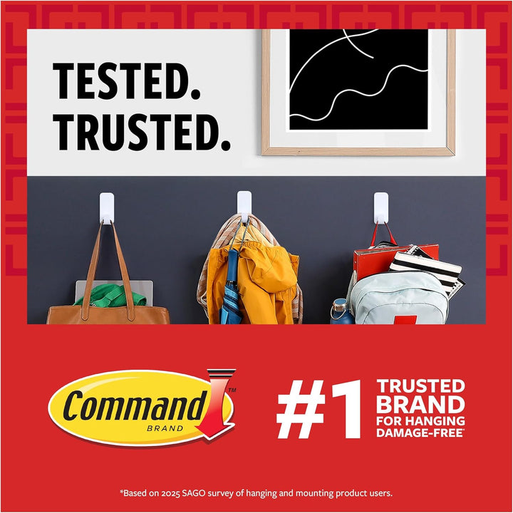 Command BATH-14 Seifenschale, Transparent, mattiert, 2 Pack 2 Pack Transparent, Mattiert
