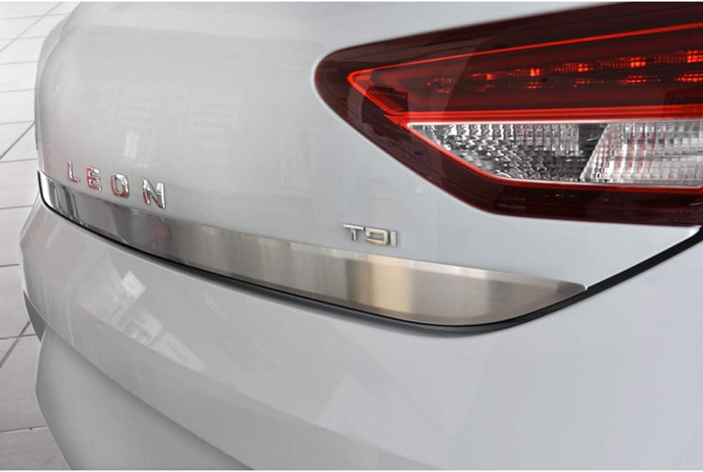 Avisa Edelstahl Heckklappenzierliste kompatibel mit Seat Leon (5F) HB 5-türer 2013-2020