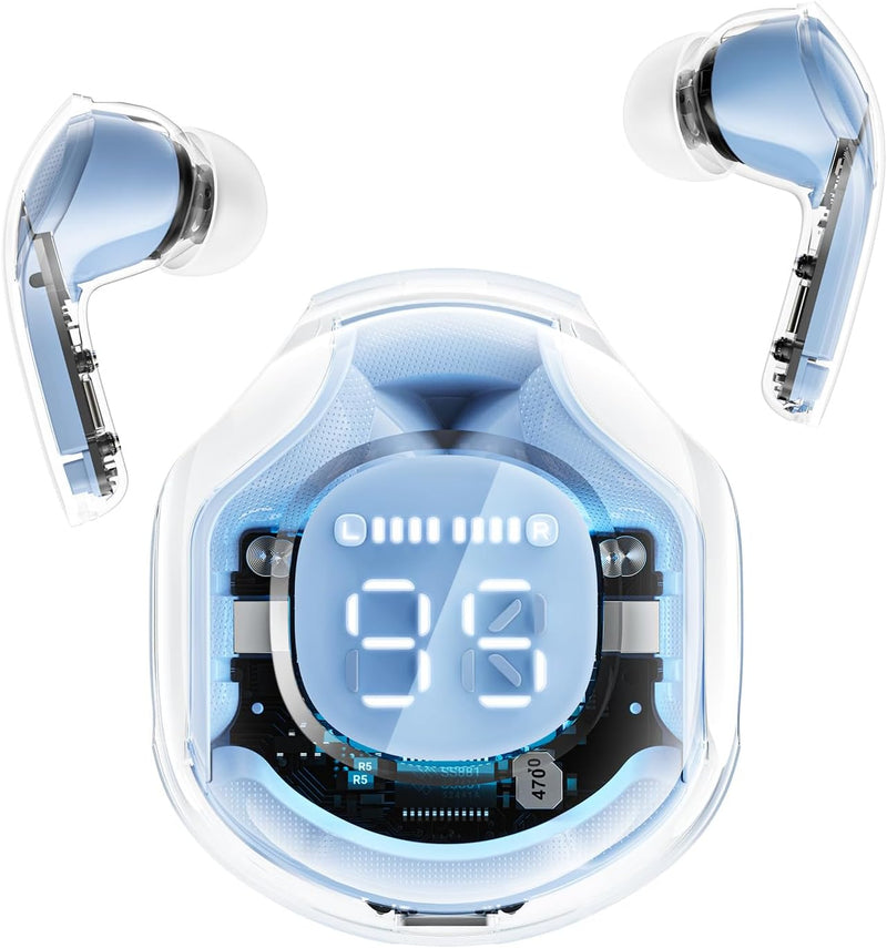 ACEFAST T8 Bluetooth Kopfhörer, Kopfhoerer Kabellos Bluetooth 5.3 In Ear mit 4 Mikrofon, 30H Akku, T