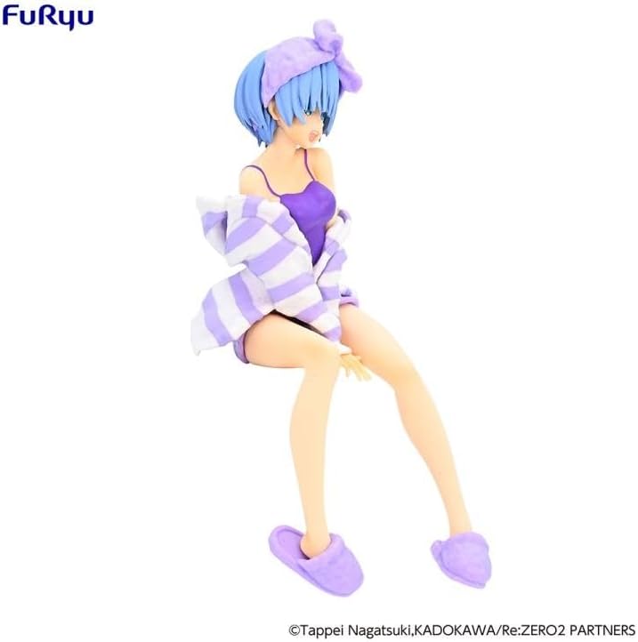 Furyu RE Zero - Rem Room Wear Purple - Statuette PVC Noodle Stopper 14cm