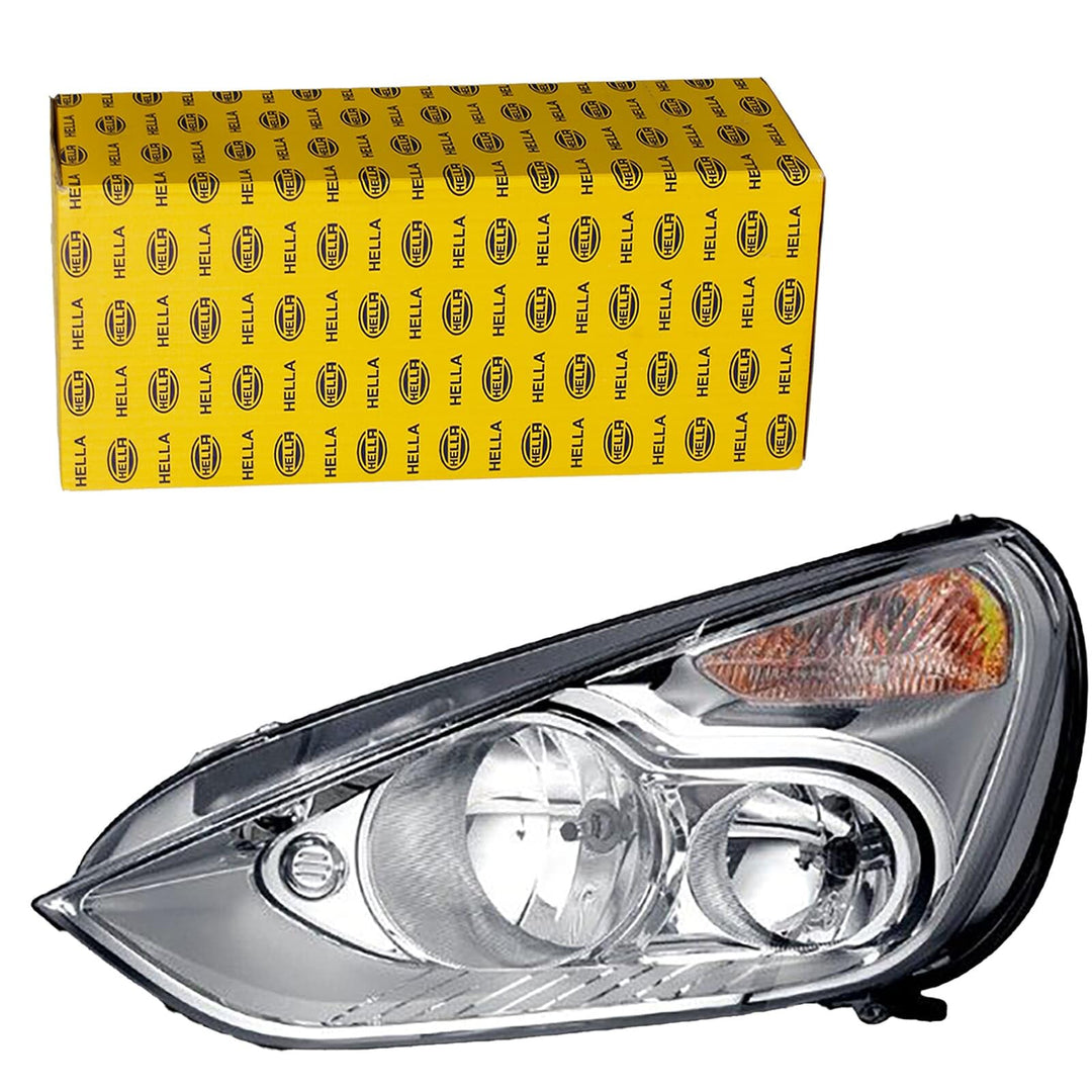HELLA 1EJ 009 250-731 Halogen-Hauptscheinwerfer - links - für u.a. Ford S-Max (Wa6) Links (Fahrersei