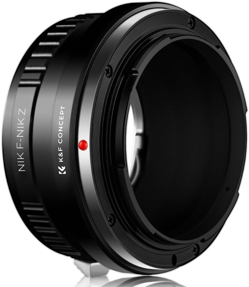 K&F Concept NIK-NIK Z Bajonettadapter Objektiv Ring für Nikon F Objektiv auf Nikon Z 7 und Nikon Z 6