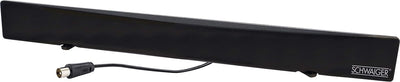 Schwaiger GmbH - DVB-T2 HD Zimmerantenne (aktiv)/ mit Signaltrenner/für UHF/VHF Empfang/Flachpanelan