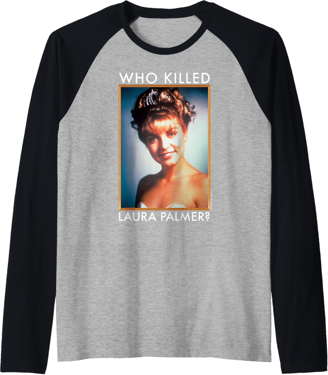 Twin Peaks Laura Palmer Portraittext V2 Raglan