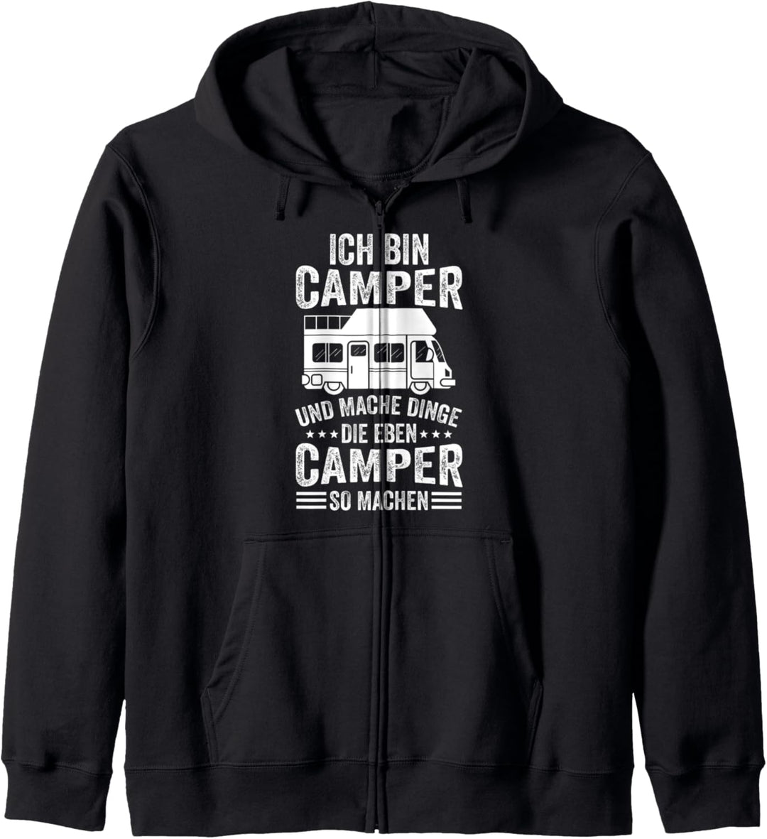 Camper Wohnwagen Camping Wohnmobil Hobbycamper Kapuzenjacke