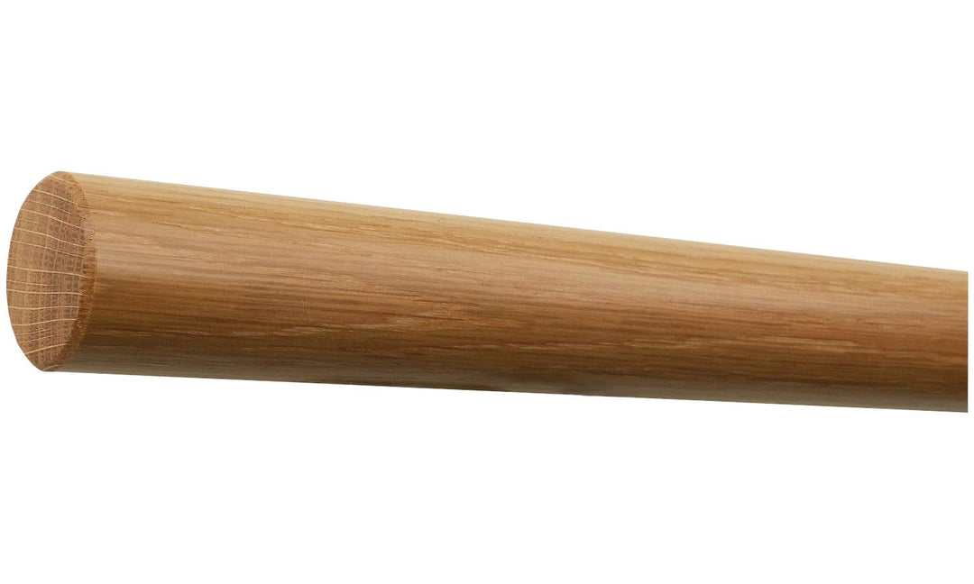 Montagefertiger Eiche Treppe Wand Handlauf/Geländer/Rundholz/Stange/Griff lackiert Ø 42 mm mit bearb