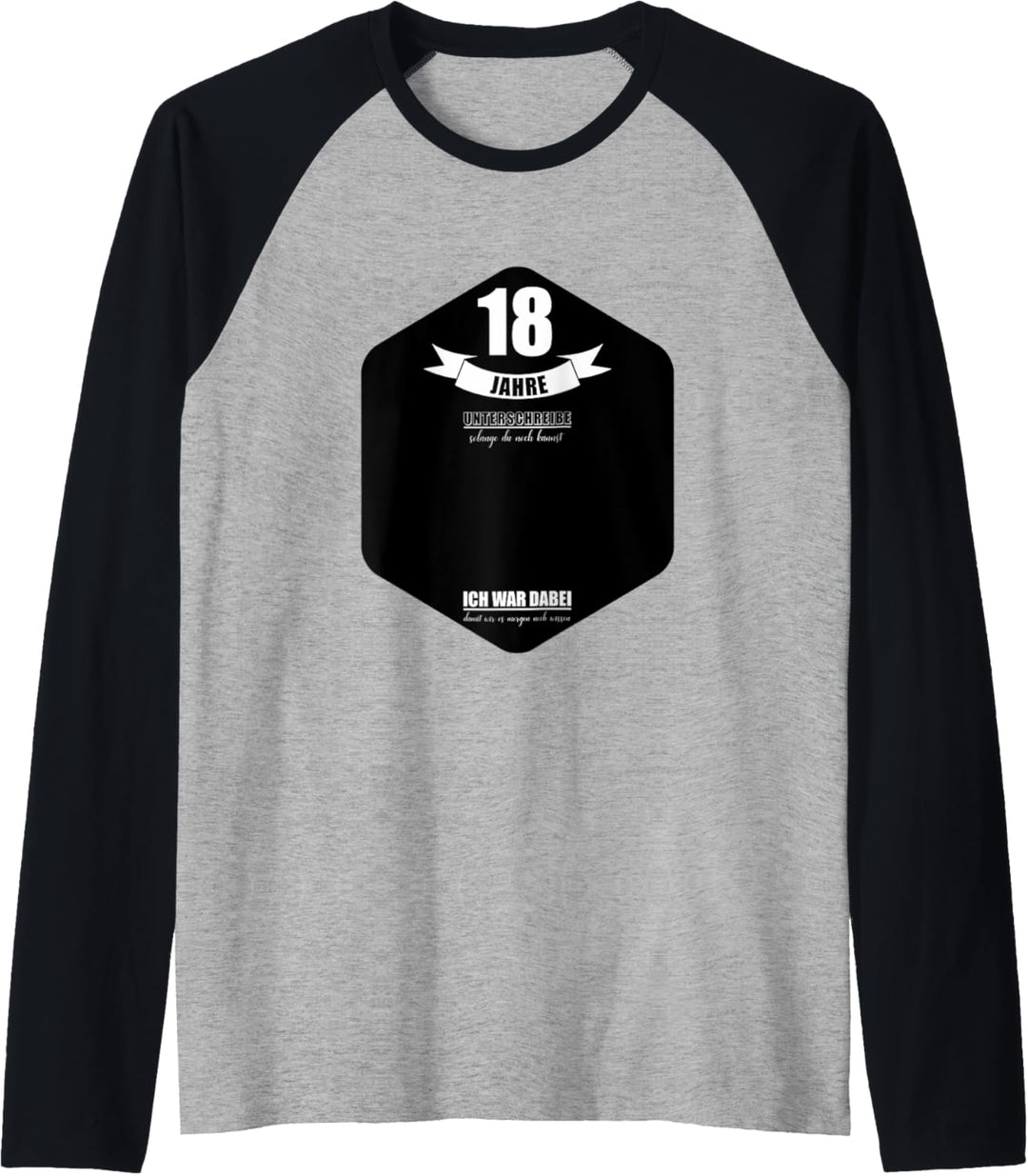 18 Jahre Geburtstag Party Lustiges 18 Geburtstag Gästebuch Raglan