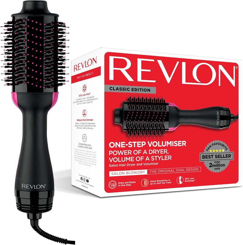 Revlon Salon One-Step Haartrockner und Volumiser (One-Step, IONEN- und KERAMIKTECHNOLOGIE, mittlere