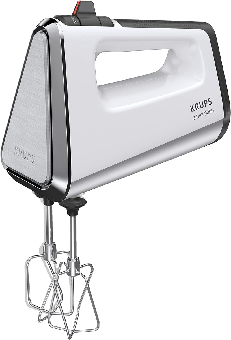 Krups GN9121 3 Mix 9000 Handmixer | 750 Watt | Geschwindigkeitsregler | Turbomodus | Auswurffunktion