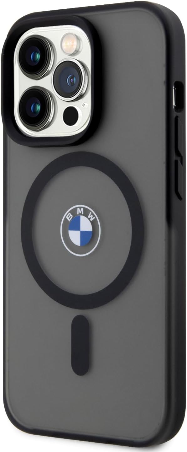 BMW BMHMP14LDSLK Hülle für iPhone 14 Pro 6.1" Schwarz hardcase Signature