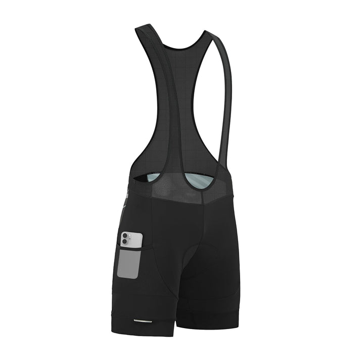 Santic Trägerhose Fahrrad Herren Fahrradhose Kurz mit Sitzpolster Radhose Herren Kurz Gepolstert S 2