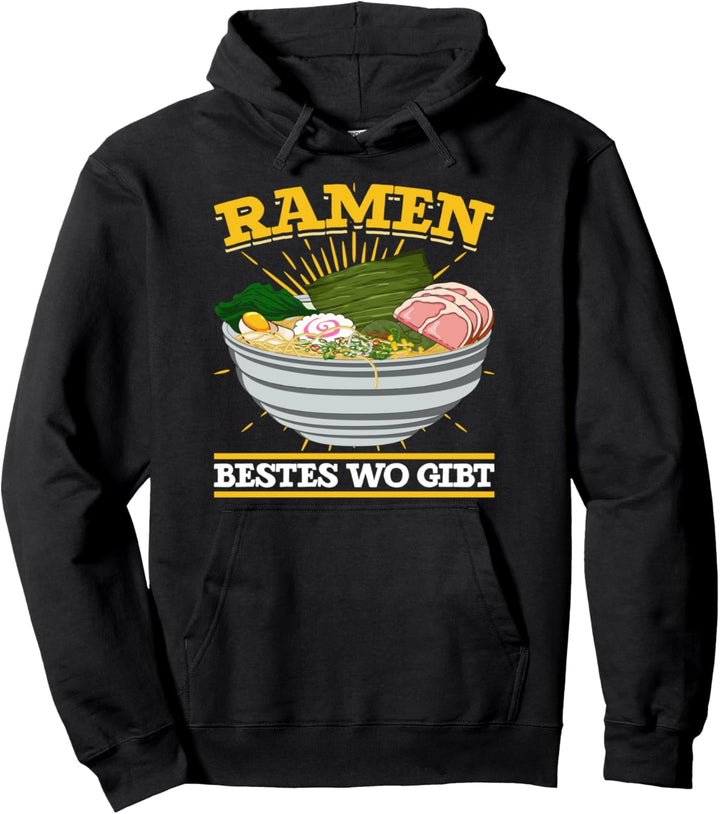 Japanische Nudelsuppe Ramen Nudeln Otaku Lustiges Ramen Pullover Hoodie