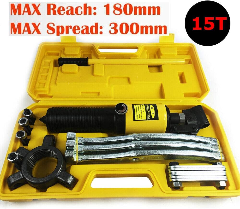 Radnabenabzieher 15T Hydraulik Abzieher Hydraulisch Polradabzieher Puller Garagen Werkzeugsatz Kit f