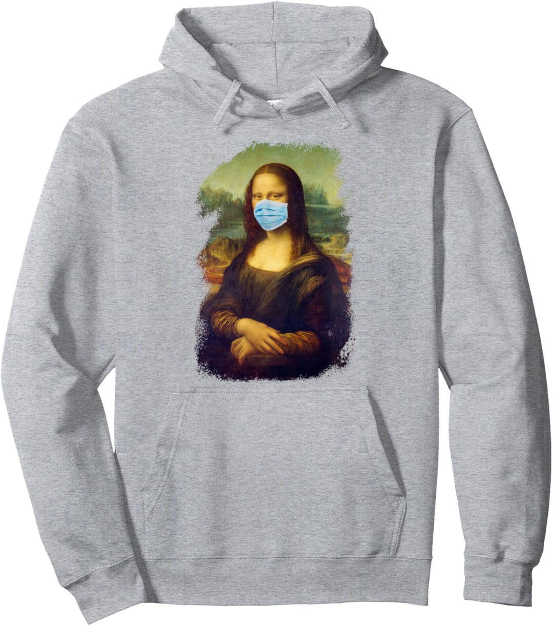Gesichtsmaske Mona Lisa - Leonardo Da Vinci Mundschutz Maske Pullover Hoodie