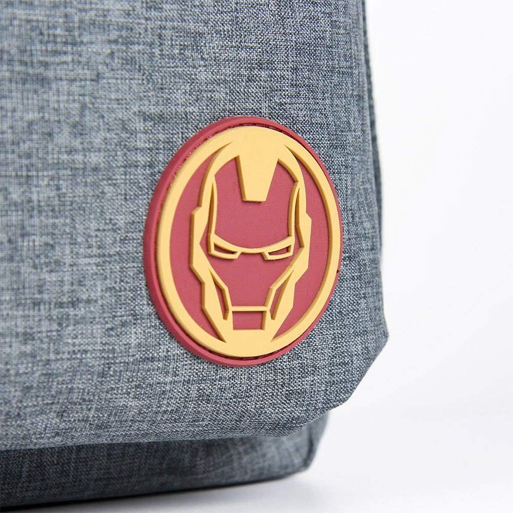 Cerdá - Mochila Escolar Instituto Iron Man de Color Rojo - Mochila de 44 cm | Licencia Oficial Marve