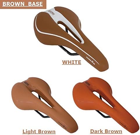 GORIX Fahrradsattel Sitz Bequemes Kissen mit Rail Mountain Road Fahrrad für Männer und Frauen (GX-C1