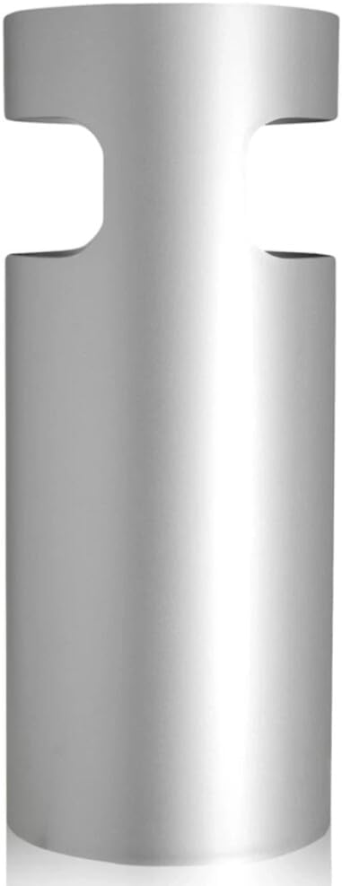 Kartell Schirmständer, Plastik, silber, 25 x 60 cm, Silber
