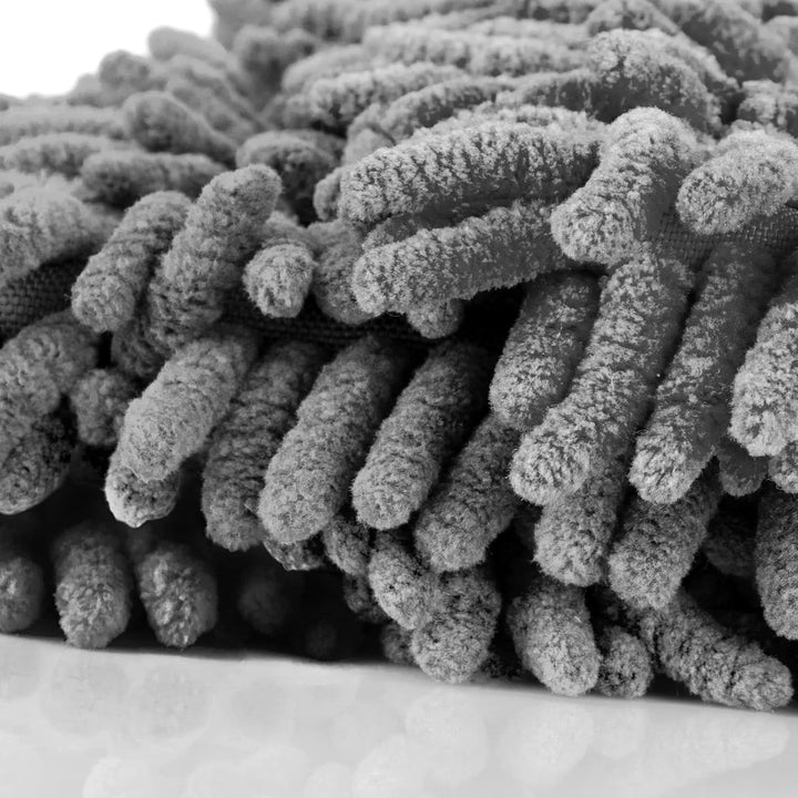 com-four® 4X Ersatz-Bezug für Bodenwischer - Wischbezug aus Microfaser Chenille zur gründlichen Rein
