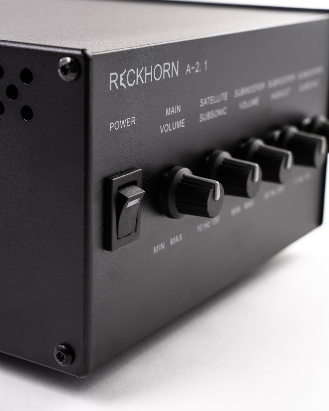 Reckhorn Stereo Verstärker 2.1 Mono Subwoofer - Stereo Endstufe & Aktivweiche