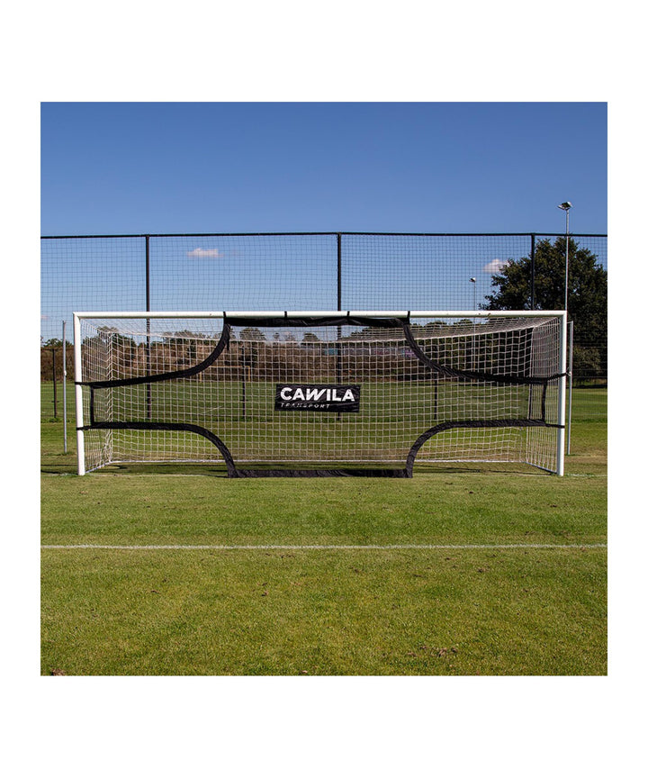 Cawila Target Shot ACADEMY 5,00 x 2,00m schwarzweiss, One Size Ohne Geschlecht
