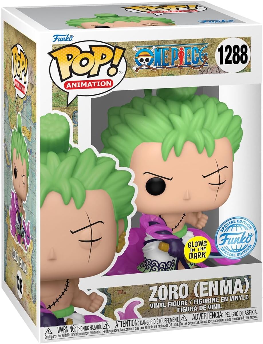 Funko Pop! Chalice Collectibles Exclusice Omne Piece - Zoro (Enma) GITD #1288