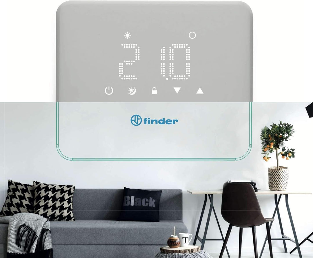 Finder 1T.91.9.003.0000 1T.91.9.003.0000 Raumthermostat Aufputz Tagesprogramm 1 St.