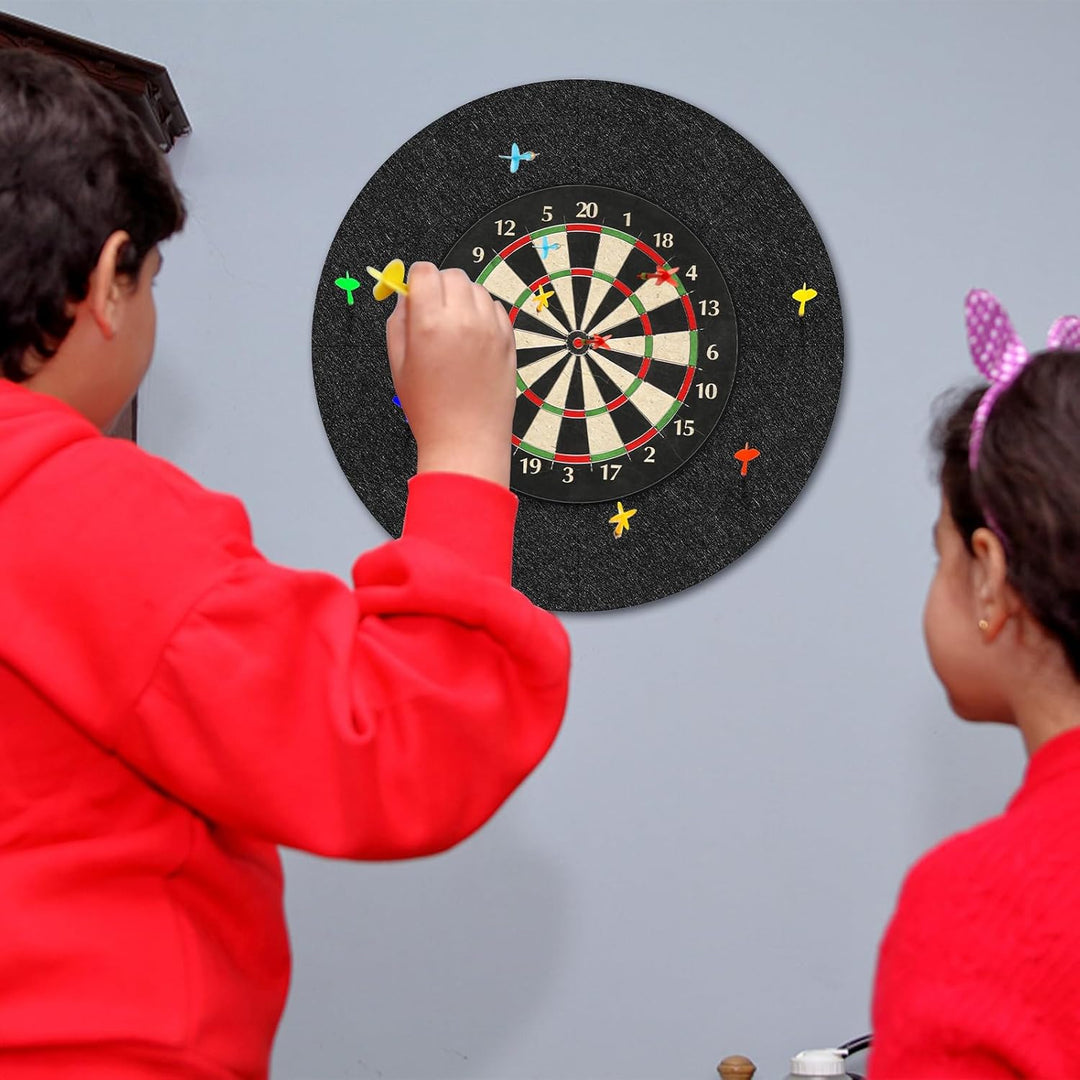 KEAGAN Dartboard-Wandschutz, Filz-Dartboard-Wandschutz, selbstklebend, gespleisst, Wandumrandung für