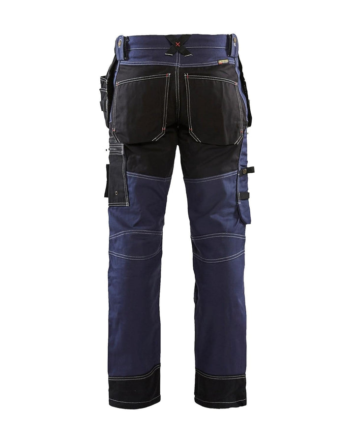 Blåkläder 15001370 Werker Hosen X1500, Dunkelblau, C48 48 Navy Blue / Black, 48 Navy Blue / Black