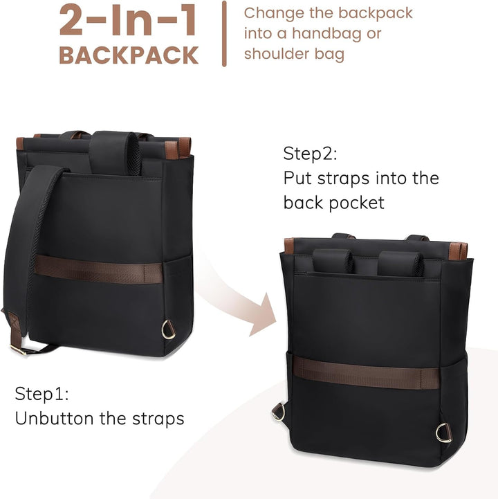 Handgepäck Rucksack, Reiserucksack Damen, Laptop Rucksack Tote Bag Gross Laptop Rucksack 16 Zoll, Tr
