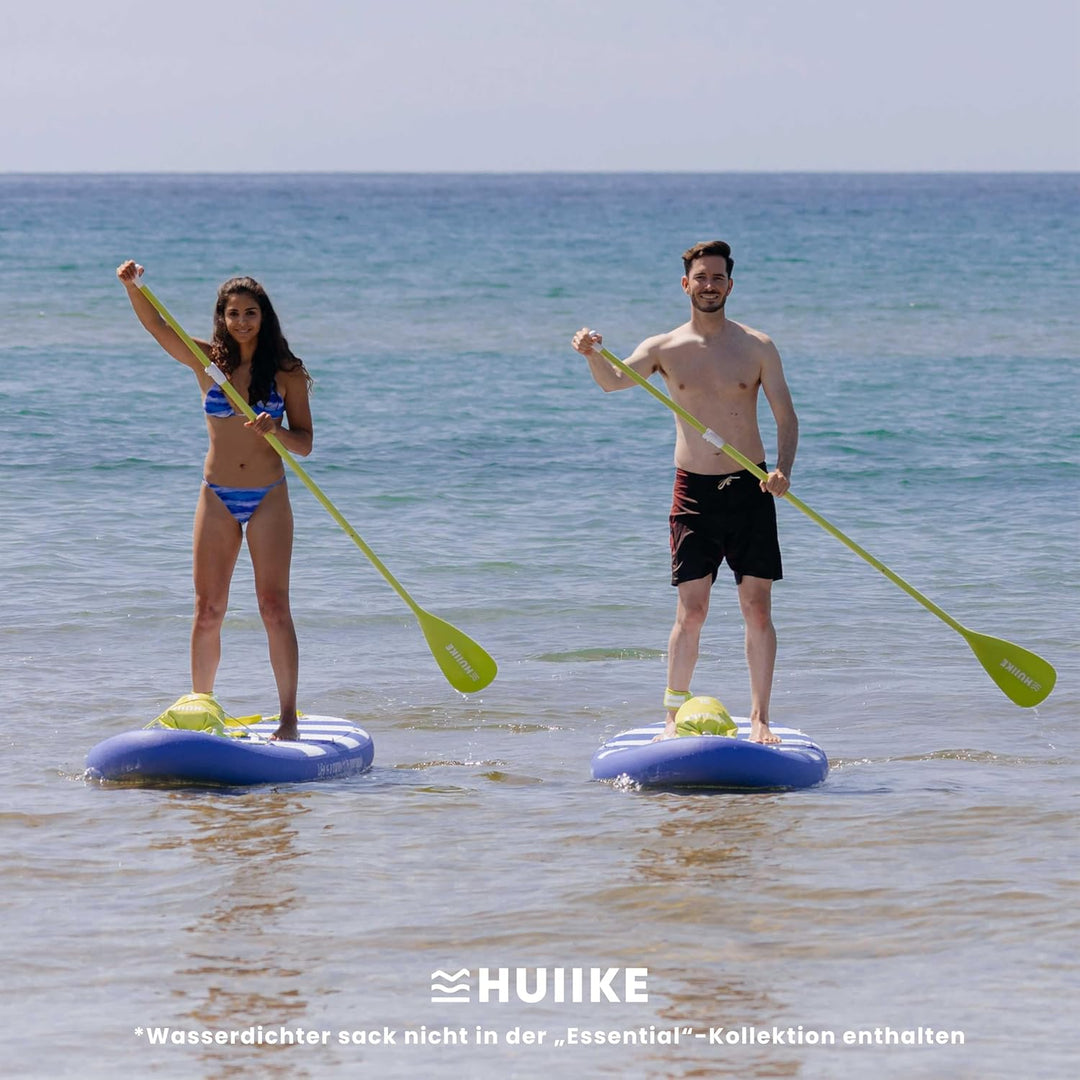 HUIIKE Stand Up Paddling Board mit Zubehör, Paddel, Finnen, Pumpe. Paddle Sup Board Aufblasbar Hohe