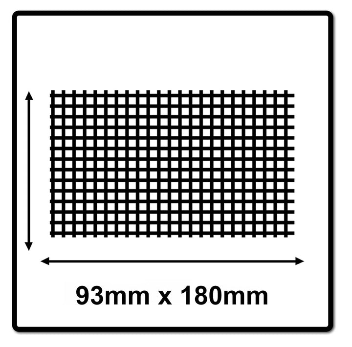 Mirka Abranet Netz-Schleifstreifen 93x180 mm Klett / Korn P320 / 50 Stk / zum Schleifen von Holz, Sp