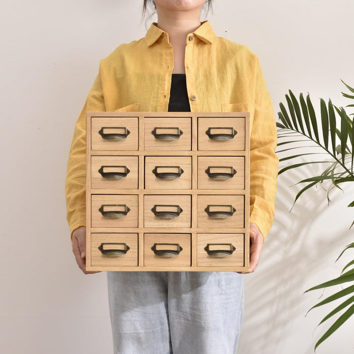 KIRIGEN Holz Schublade Organizer Desktop Storage Cabinet Box Schubladen für Home Office Desk Organis