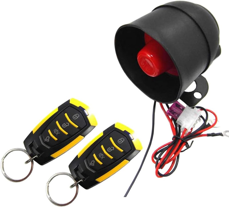 Riloer 810-8131 Universal Auto Alarm Vibration Auto Diebstahlsicherung Gerät Auto Alarm Zubehör Auto