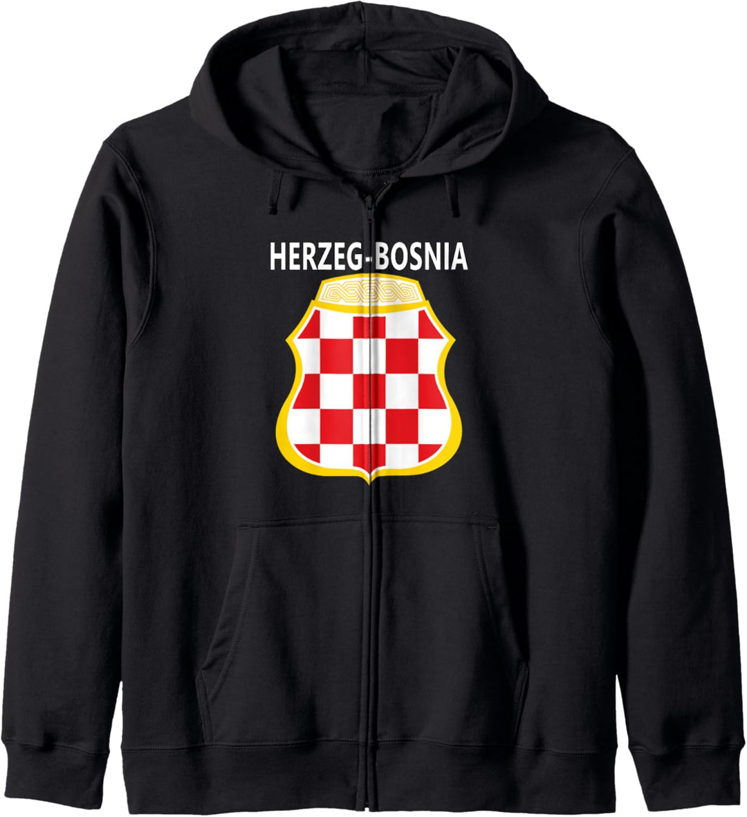Wappen Emblem von Herzeg-Bosnien Kapuzenjacke