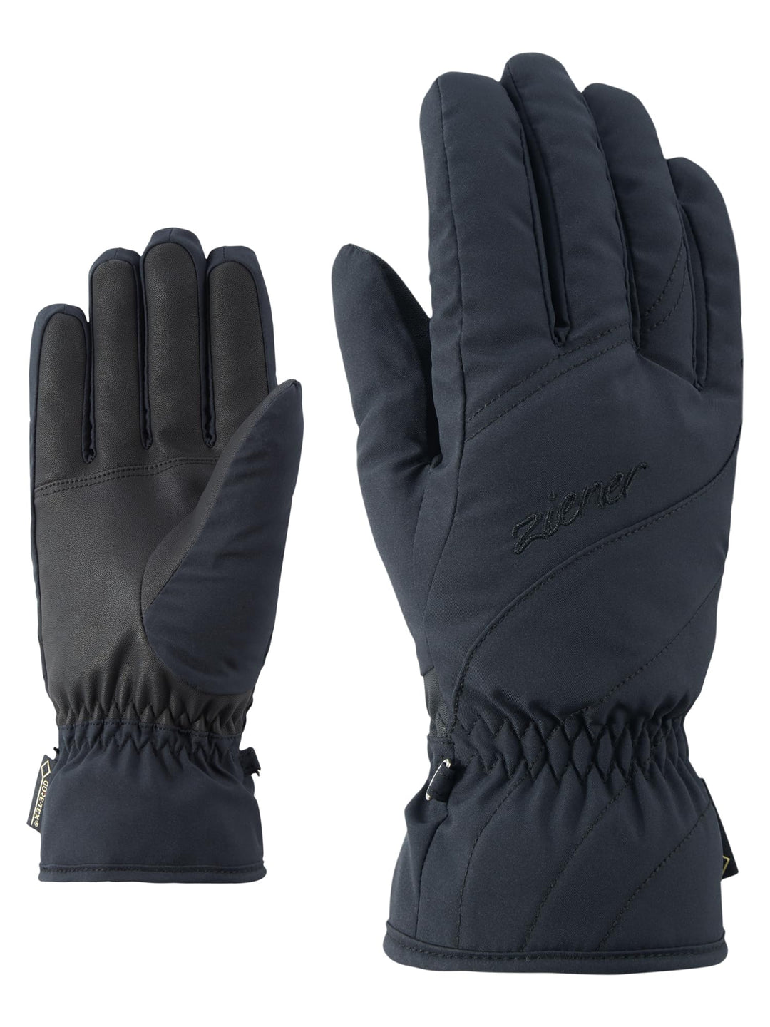 Ziener Damen KIMAL GTX LADY glove Ski-Handschuhe/Wintersport | wasserdicht, atmungsaktiv, Black, 6 6