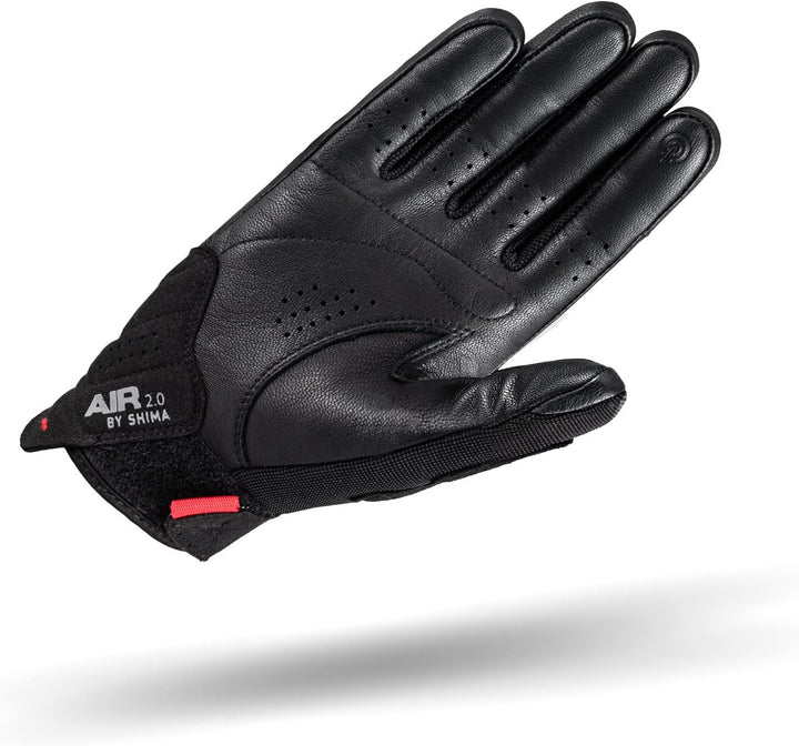 SHIMA AIR 2.0 MEN Motorradhandschuhe Herren - Belüftete, Sommer Handschuhe aus Mesh mit Knöchel und