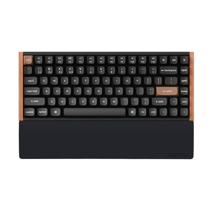 Keychron Silicone Palm Rest for K2 / K6 / K2 Pro / K6 Pro - Black 317mm / 12.43"-75% Layout-K2/K6 (P