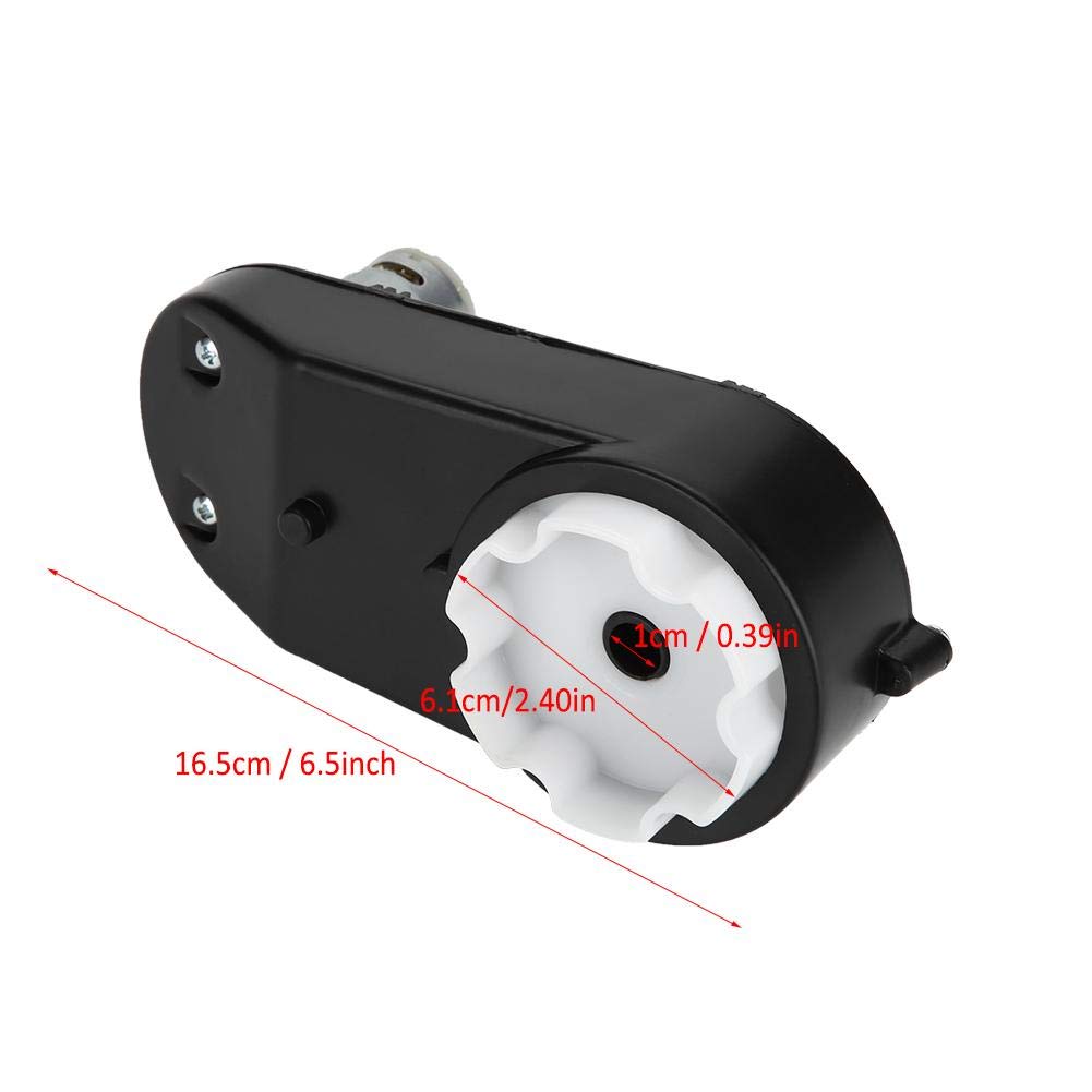 Getriebe mit 6V / 12V Motor, RS390 Elektromotor Getriebe 6V / 12V 12000-20000RPM für Kinder Elektroa
