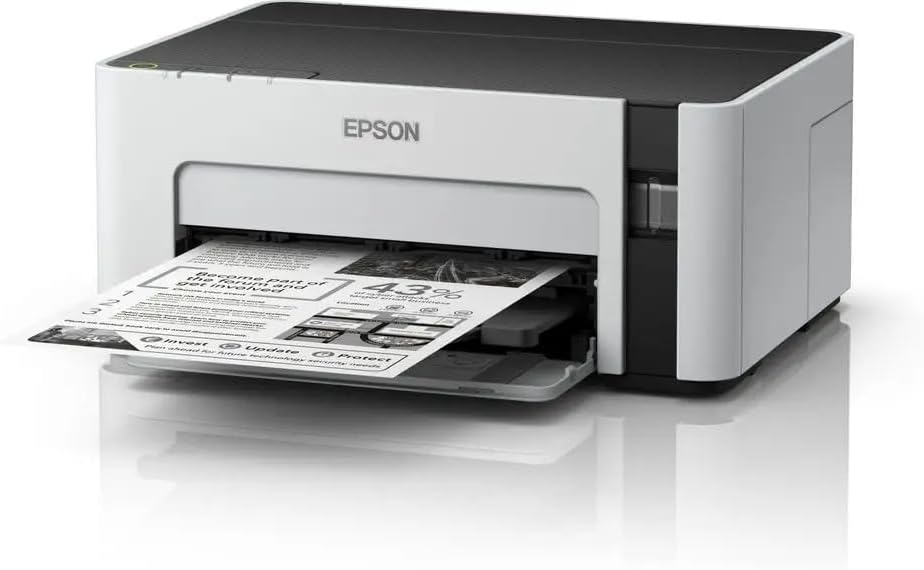 Epson EcoTank M1100 - Tintenstrahldrucker für Büro, schwarz-weiss (6.000 Seiten mit jeder Tintenflas