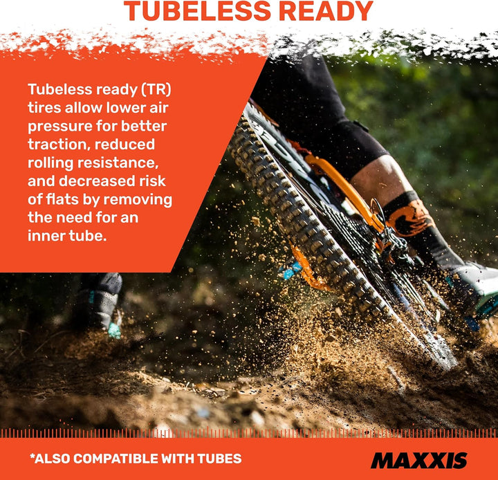 Maxxis Unisex Aggressor zusammenklappbar Dual Compound TR/DD Reifen 29x2.50WT Schwarz, 29x2.50WT Sch