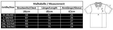 Soltice Herren Kurzarm Poloshirts Gestreifte Blousonshirts mit Brusttasche Baumwoll-Mix, Grösse M bi