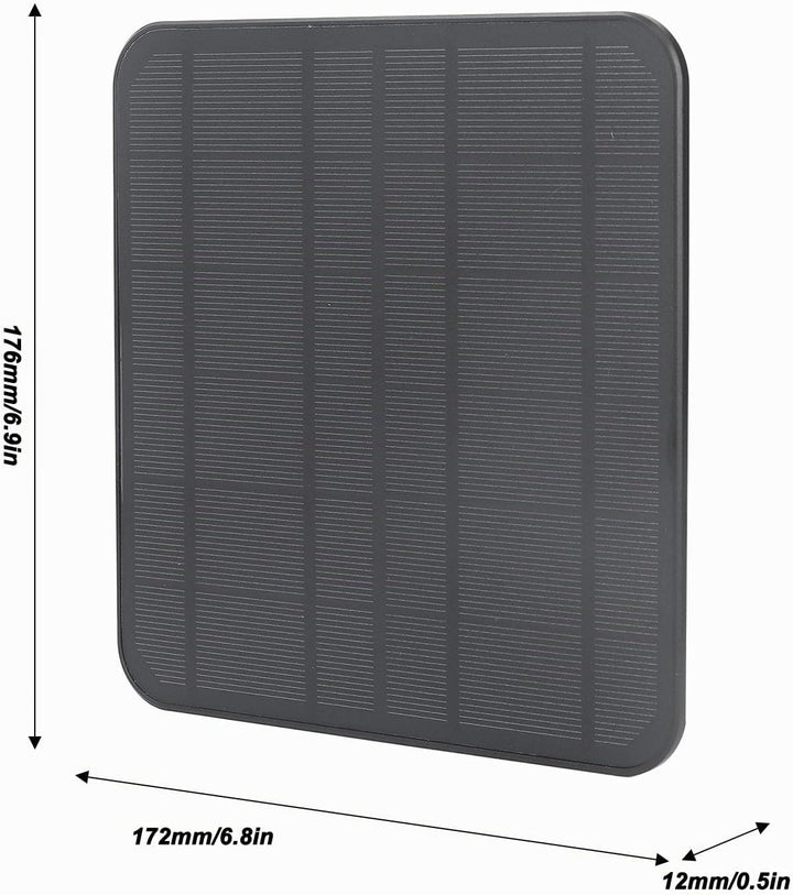 für Ring Solar Panel, 12 W Solar Panel Kamera Ladegerät für Ring für Kamera für Stick Up Cam Akku 2.