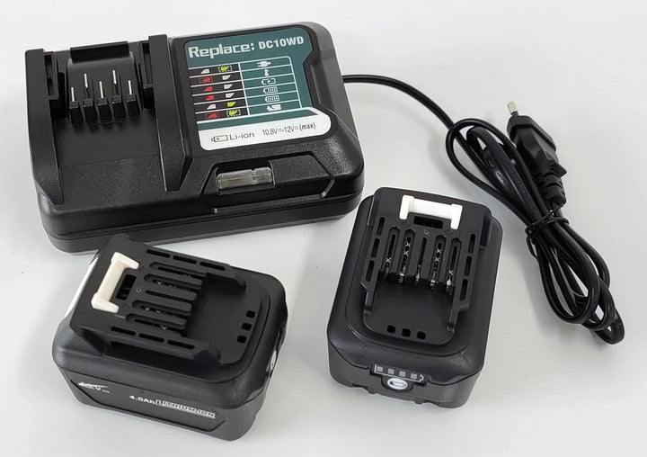 12V 4000mah Ersetzen 2pcs akku BL1041B mit DC10WD Ladegerät für makita BL1021B BL1016 TL064D TL064DZ