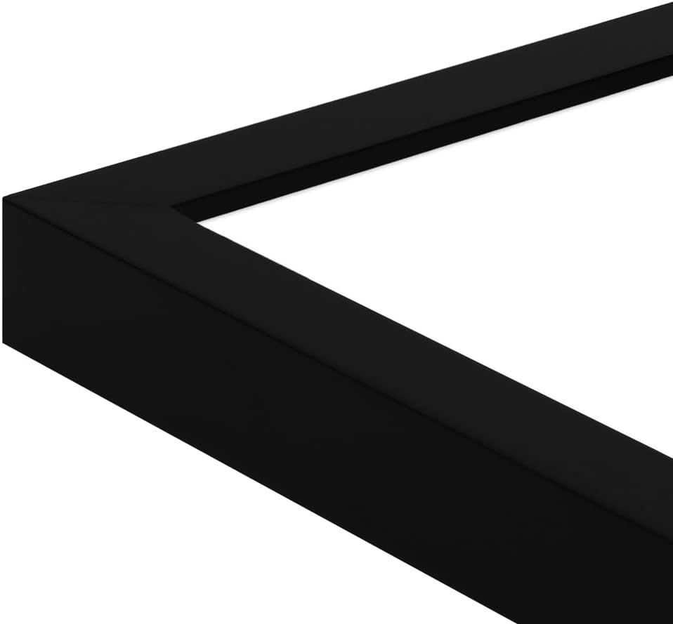 WANDStyle Bilderrahmen KLASSISCH 30x90 I Farbe: Schwarz I Holzbilderrahmen I Bilderrahmen Modern I M