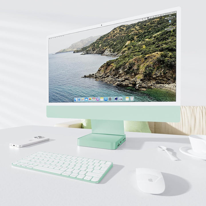 USB C HUB Für iMac 24" 2021/2023/2024, 7 In 1 iMac HUB Für iMac M1/M3/M4, iMacZubehör Mit USB C 10gb