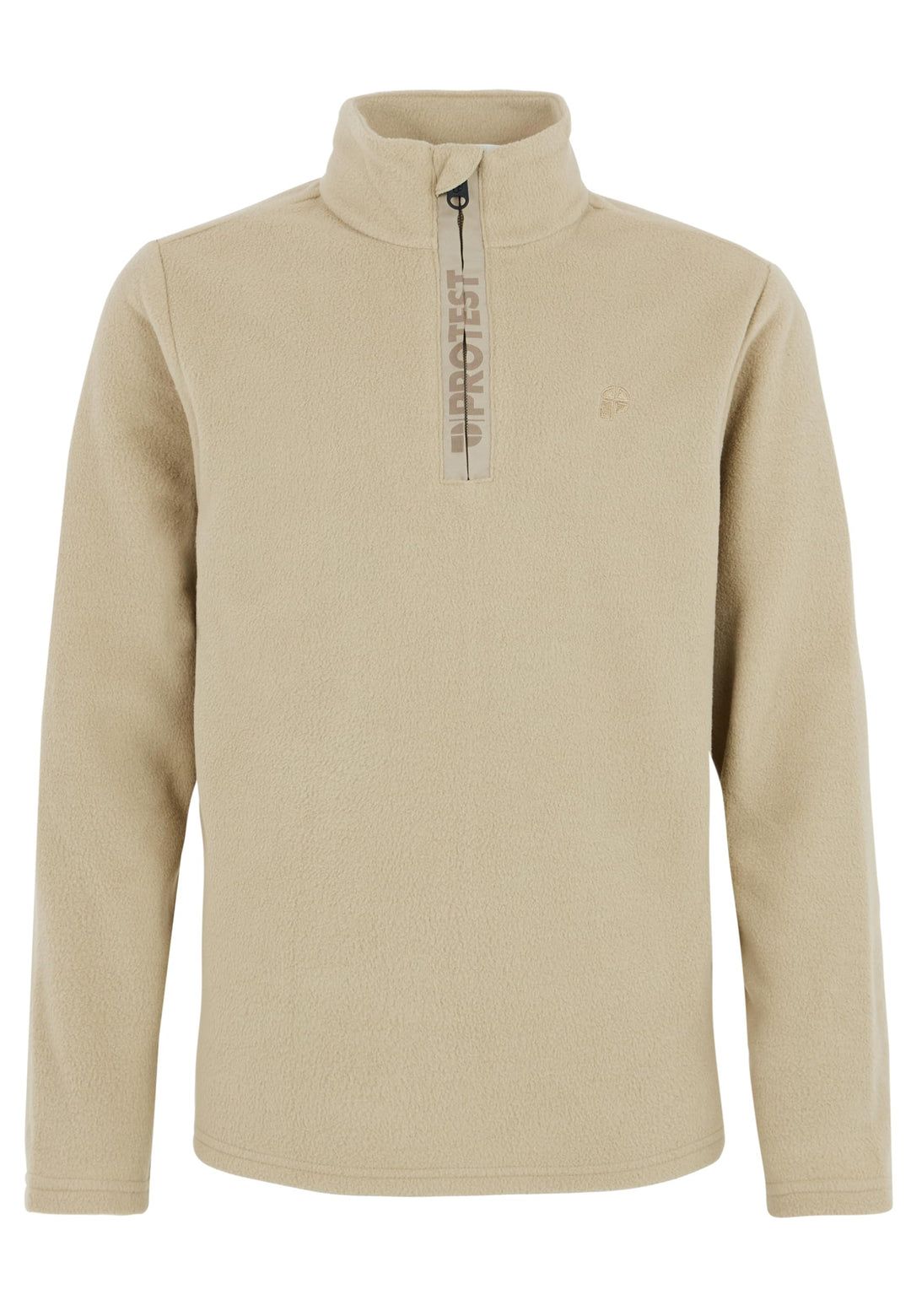 Protest Jungen 1/4-reissverschluss PERFECTY JR BambooBeige 128, BambooBeige 128