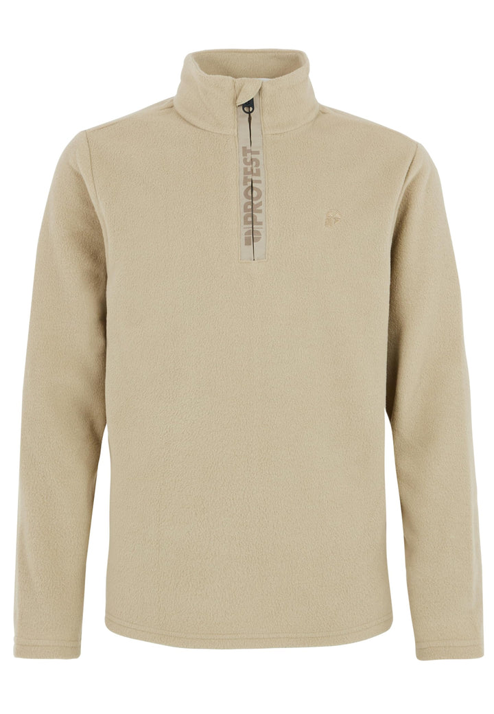 Protest Jungen 1/4-reissverschluss PERFECTY JR BambooBeige 128, BambooBeige 128